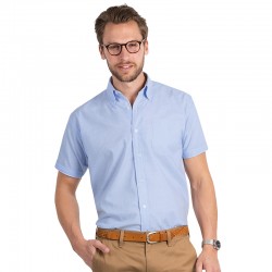 Plain Oxford short sleeve /men B&C 135 GSM